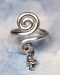Swirl Dangle Ring